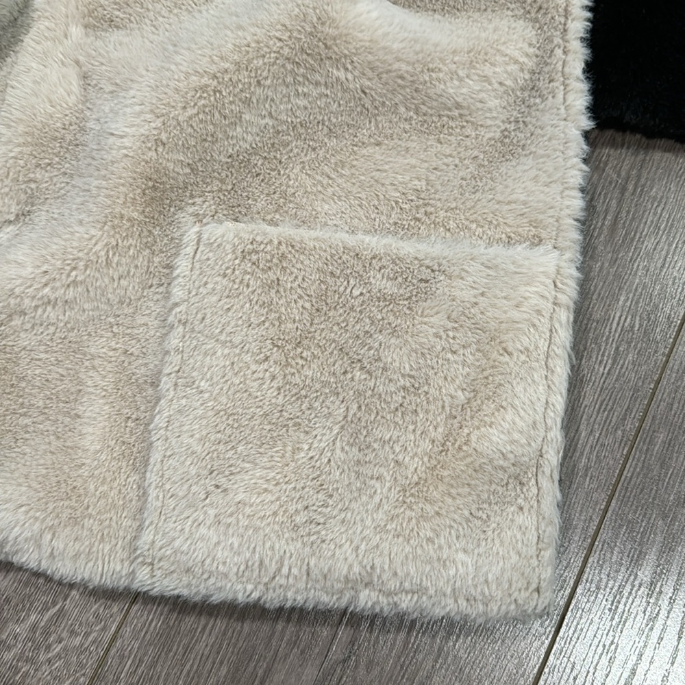 Velvet by Graham & Spencer Colorblock Faux Fur Jacket L - Picture 10 of 11